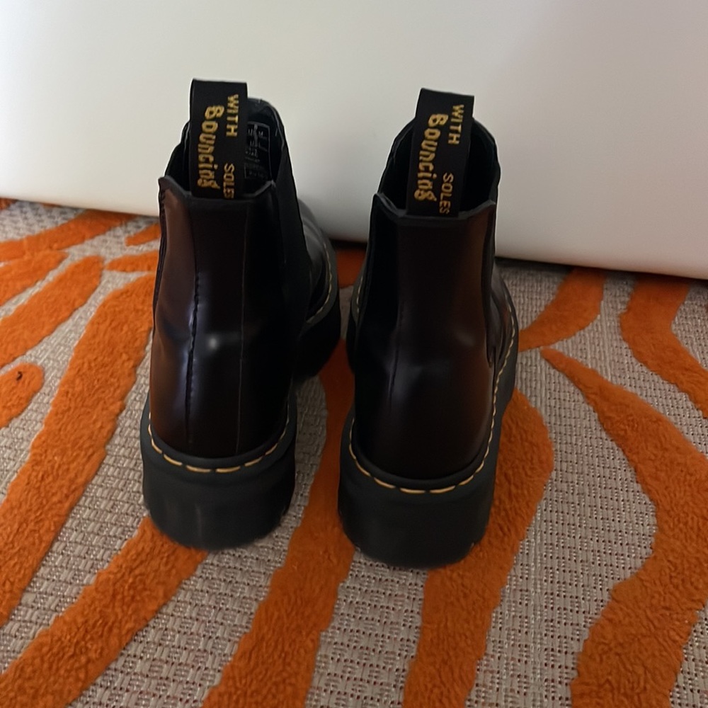 Dr. Martens Black Platform Boots - Picture 2 of 4